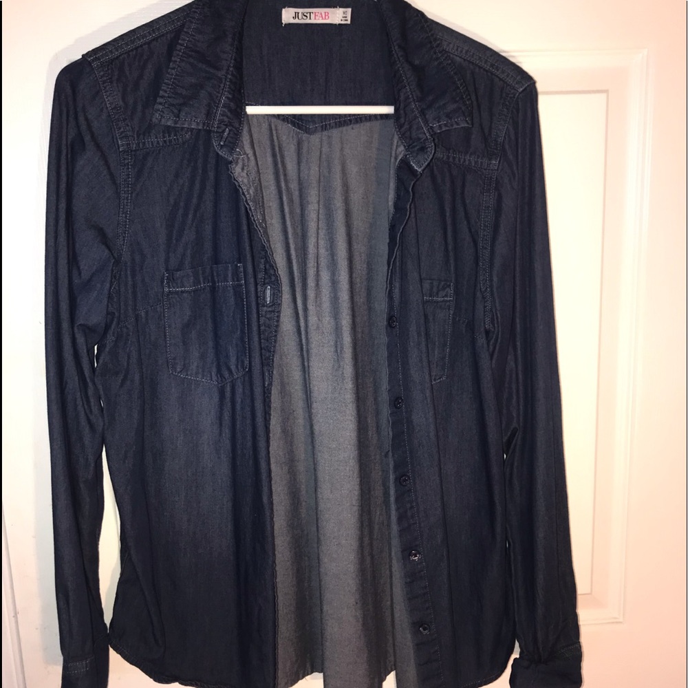 Denim Button Up